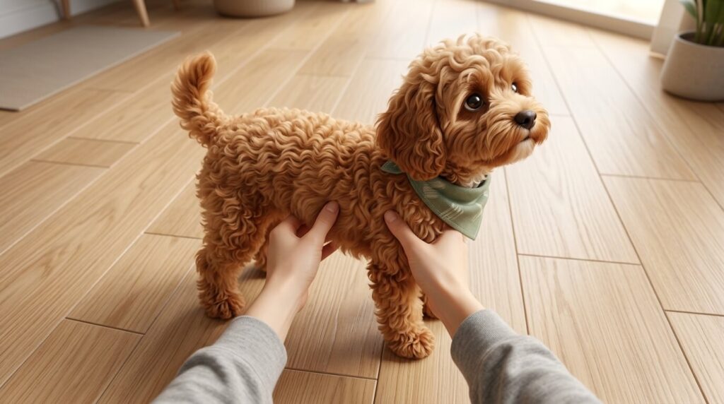 Using the overhead waistline check to answer the question is my dog overweight