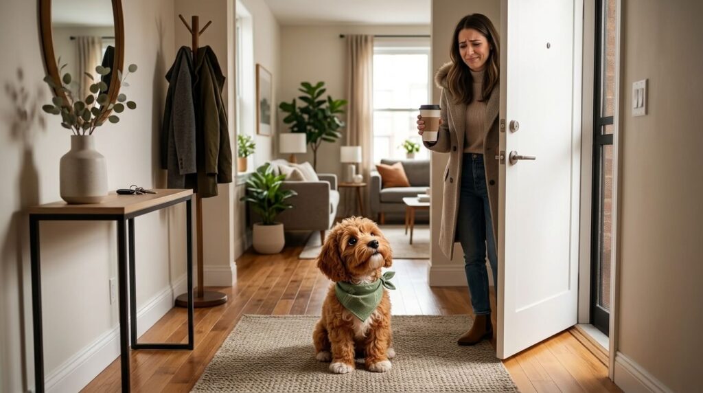 A guest reacting to bad smells showing the urgent need to control dog odor apartment