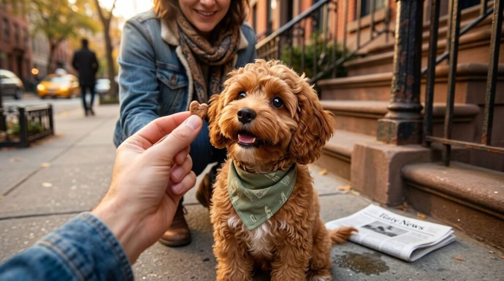 Rewarding an adult dog outside to successfully cure dog potty training regression