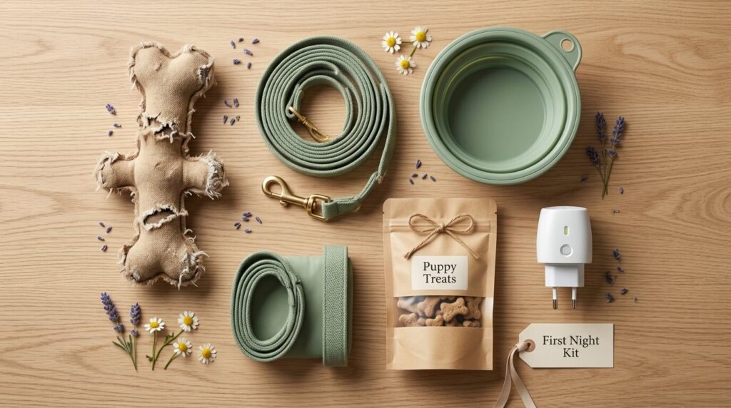 Essential items to pack when moving into a new apartment with a dog for a smooth transition.